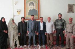 دیدار با خانواده ورزشکار شهید حسین باروتی
