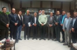 دیدار نماینده استهبان در شورای اسلامی استان فارس با فرماندهی انتظامی فارس
