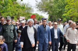 حضور پر شور مردم شهرستان استهبان در راهپیمایی روز قدس