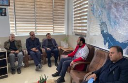 بازدید دکتر فرهاد طهماسبی از هلال احمر استهبان