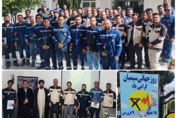گرامیداشت روز سیمبان در مدیریت توزیع برق استهبان