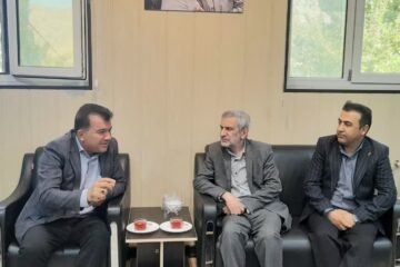 دیدار مدیرکل دامپزشکی فارس با فرماندار استهبان