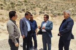 بازدید فرماندار استهبان از پروژه آبرسانی روستای گرده