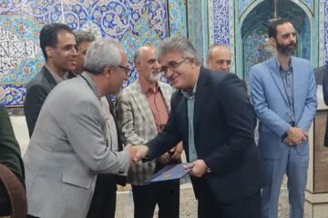 افتخار آفرینی استاد امیر پژمان در جشنواره خوشنویسی رضوی