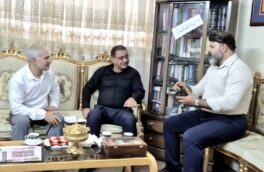 حضور دکتر فرهاد طهماسبی در دفتر نشریه استهبانی دیگر