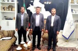 فرهاد جهانخواه فرماندار استهبان با دکتر امیری استاندار فارس دیدار و گفتگو کرد