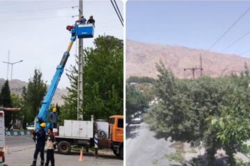 اقدامات پیشگیرانه مدیریت برق استهبان در راستای پایداری شبکه و آمادگی در برابر شرایط نامساعد جوی