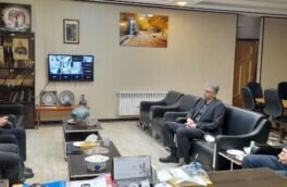 دیدار مدیرعامل شرکت توزیع نیروی برق استان فارس با فرماندار شهرستان استهبان